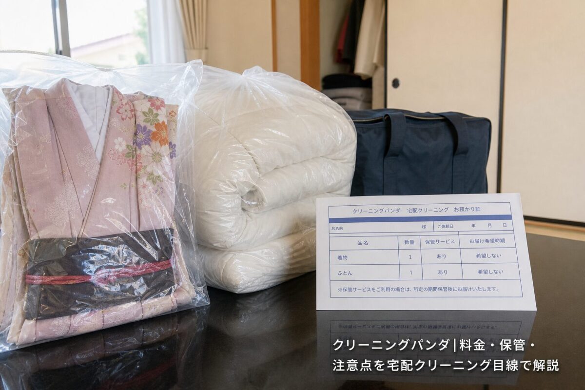 クリーニングパンダ|料金・保管・注意点を宅配クリーニング目線で解説のアイキャッチ画像