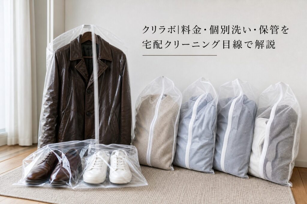 クリラボ|料金・個別洗い・保管を宅配クリーニング目線で解説のアイキャッチ画像