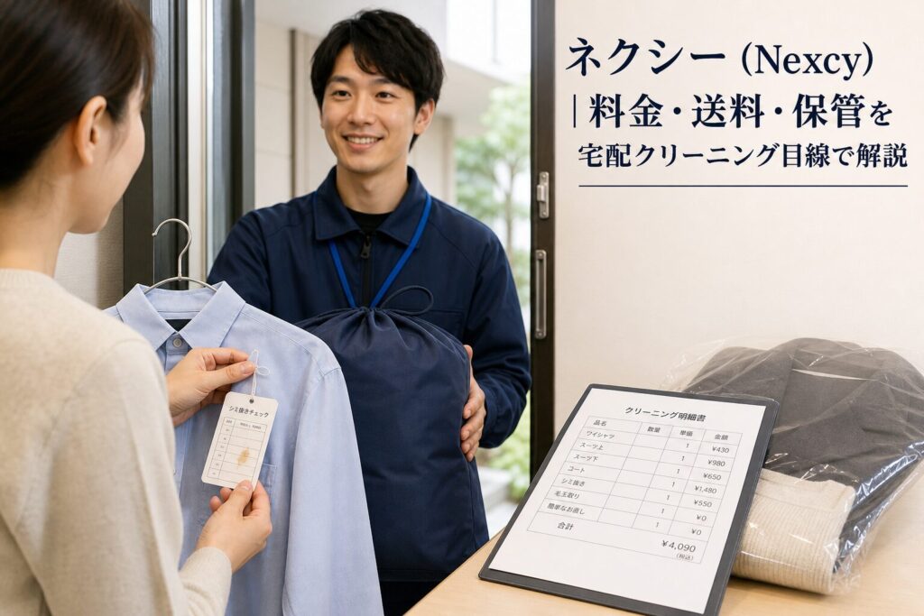 ネクシー（Nexcy）|料金・送料・保管を宅配クリーニング目線で解説のアイキャッチ画像