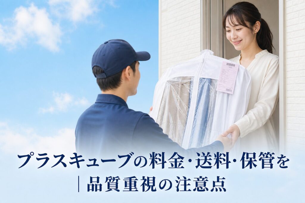 プラスキューブの料金・送料・保管を比較｜品質重視の注意点のアイキャッチ画像