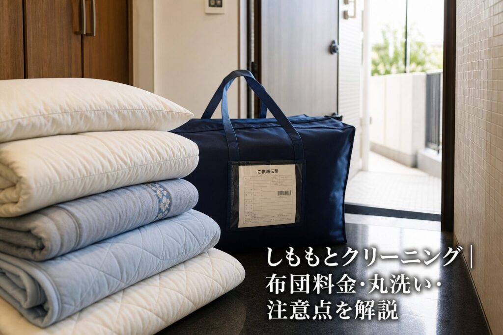 しももとクリーニング|布団料金・丸洗い・注意点を解説のアイキャッチ画像